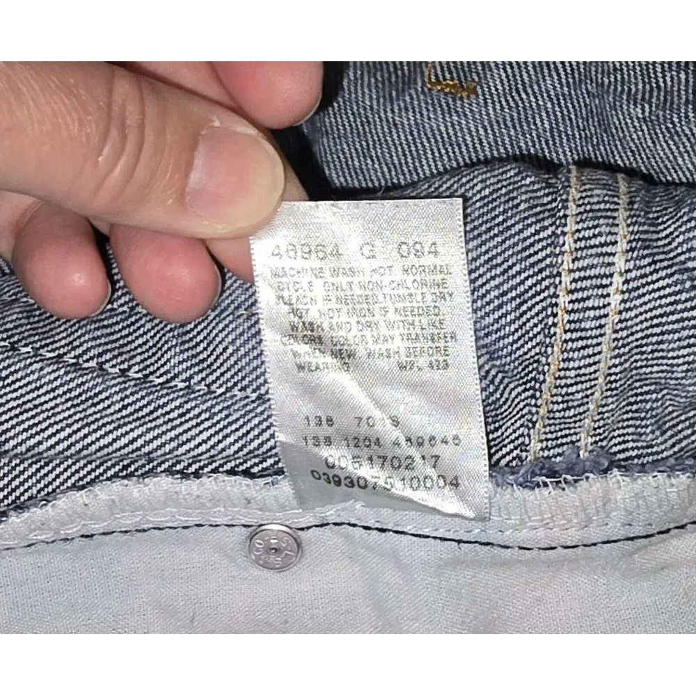 Vintage Levi's 517 Jeans 40 X 29 Bootcut Hige‎ Design 2000s Deconstructed